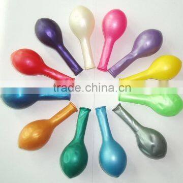 10 inch metallic inflatable balloon helium latex balloon