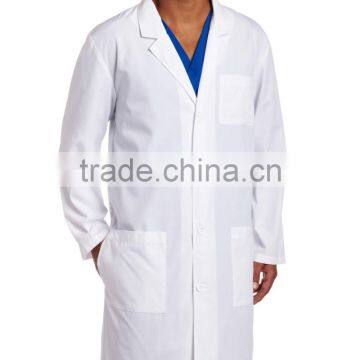 Colourful nonwoven disposable medical lab coat with elastic cuff for adult