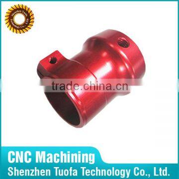 OEM CNC Turning Milling Red Anodized Aluminum Car Part photo-2