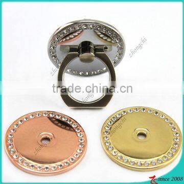 Round Sticky Reuseable 360 Degree Rotation Finger Ring Holder For Boys Phone Decoration
