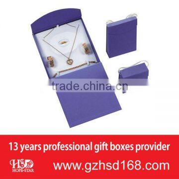 Luxury Handmade Custom Logo Printed box Paper Jewelry Gift Box , Ring Box, Necklace Box