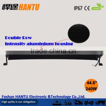 240W Curved led light double rows bar 45inch led light bar