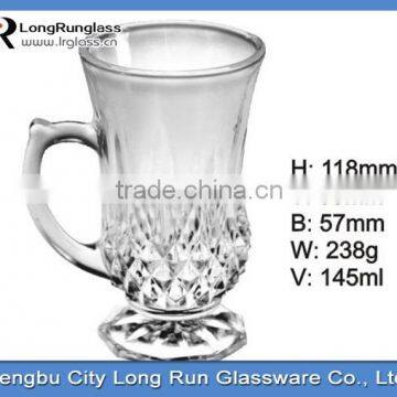 LongRun 5oz Charming Eco-friendly Elegant Restuarant Use Fancy Drinking Glass Cup Wholesale