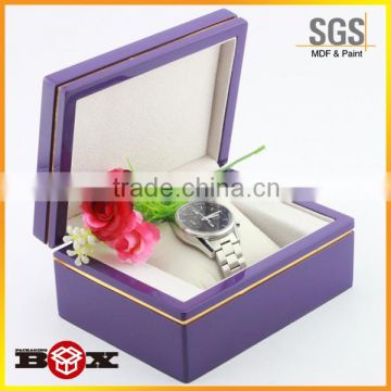 PU Leather Lid , Single wtach box , Winder Pillow Insert