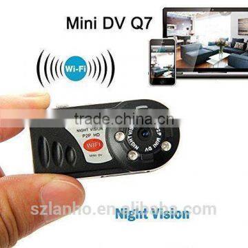 Q7 Portable Wireless Wifi IP Camera IR Night Vision P2P Mini DV Video Recorder