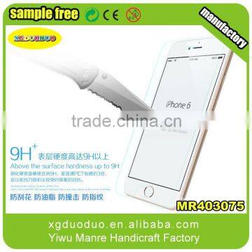 9H Hardness 0.3thickness Anti Fingerprint Touch Screen Protective Film for Iphone 6 photo-5