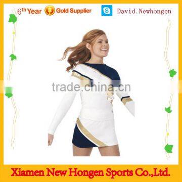 Top quality sublimation cheer uniforms ,wholesale cheer dance costumes