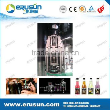 New Cheap Glass Bottle with Aluminimum Cap Small Juice Filling System