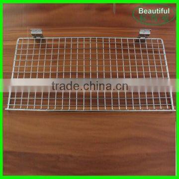 Supermarket Slatwall Wire Mesh Shelves