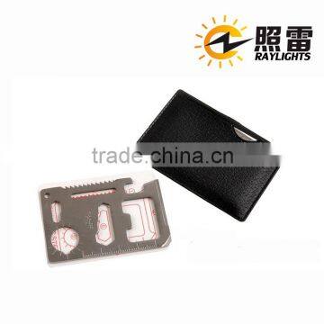 Creative Universal outdoor camping tool card Bicycle repair tool set Army knife card camping card knife for emergency escape