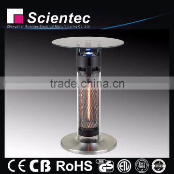 1400W Electric Carbon Fiber Outdoor Heating Table CE,GS Certification