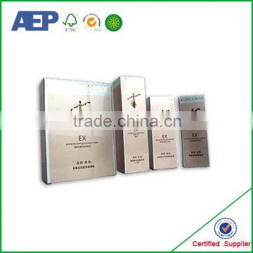 folding paper box made in china printed costom kin care packaging box printing