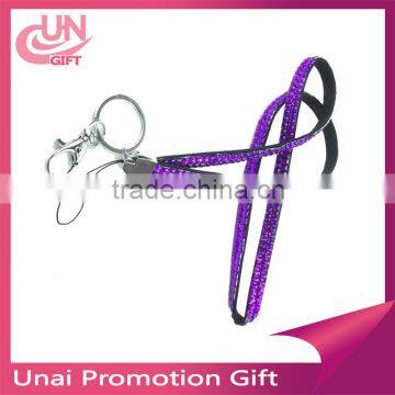 Fashion diamond neck strap rhinestone lanyard with whole