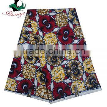 Beautiful wax print pattern real wax fabric SMCW05 African super wax print fabric wholesale