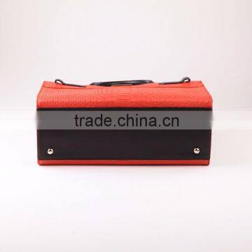 5157-Women Gender PAPARAZZI Design Elegant Lady Snake Skin Split Leather Bags photo-4