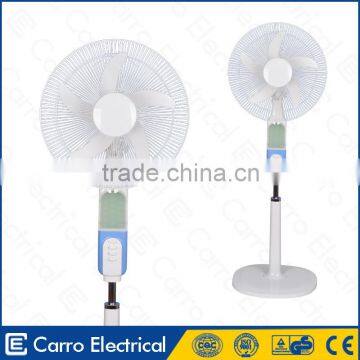 Elegant Solar AC Charging Fan 16inch Standing Battery Charger Fan photo-2