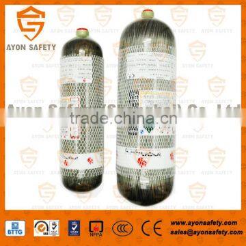 Carbon fiber cng bottle/Air cylinder/300bar cylinder Made in China with 3L/6.8L/9L for SCBA