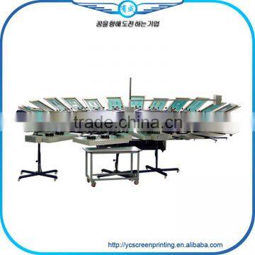 Full Automatic Multi Color T-shirt Silk Screen Printing Machines For Sale