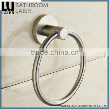 12832 wholesale price online shopping nickel brushed bathroom design american style towel ring