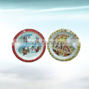 Melamine Divided Plate With 3 Compartment photo-3
