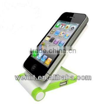 Funny Folding Mobile Phone Stand With USB Port, Anti-Slip Phone Charger Holder