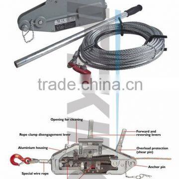tirfor or wire rope lever block/hoist