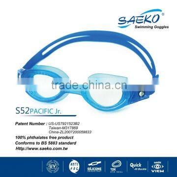 Pacific Junior - Non-toxic Gasket Seal Anti-Glare Open Water Junior Kids Children Swimming Goggles photo-3