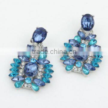 Multicolor diamond jewelry earrings wholesale jewelry