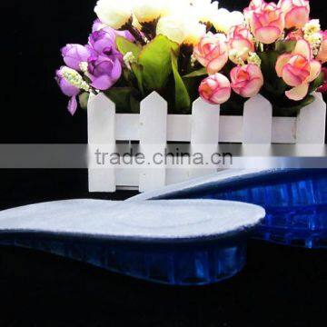 3 layers silicone height increasing shoe heel cushions soft gel heel cups adhesive foot care inner shoe lift taller pads