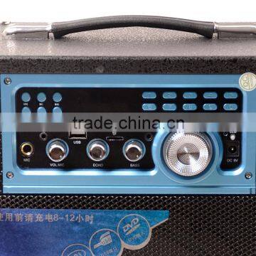 Professional Amplifier Wooden Bluetooth Portable Trolley Speaker photo-4