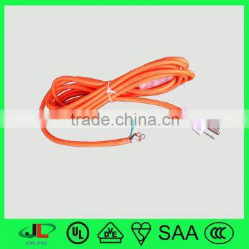 High quality braided wire of USA 3 pin plug copper cable