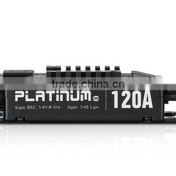 Hobbywing RC Aircraft System Platinum 120A V4 Brushless ESC Excellent Motor Speed Governing photo-3