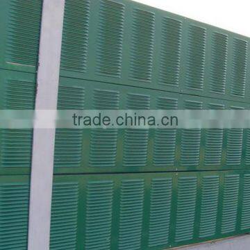 Sound barrier/highway sound barrier plastic panels