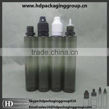 tamper proof sealing type 30ml PET material unicorn bottle with child proof cap from bottle manufacturere