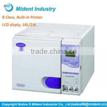 LCD display Dental Steam Sterilizer Price, Steam Sterilizer Autoclave with Built-in Printer