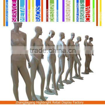 sexy skin color female display mannequins