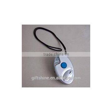 personal attack alarm with Light and wristband for children or elderly