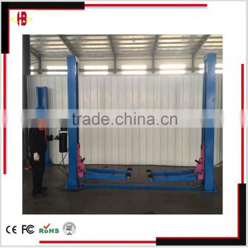 2 column car lift equipment, floor plate hydraulic car hoist