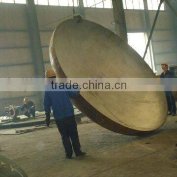 ellipsoidal tank dish end