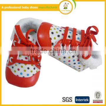 2015 fashion good quality kid baby leather shoes moccasions winter