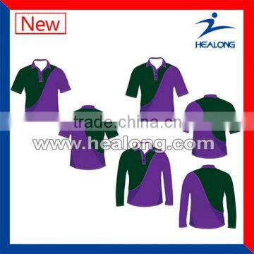 Long sleeves, middle-length sleeves cricket uniform