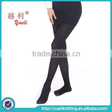 2015 Black sexy woman dress pantyhose stripe compression pantyhose
