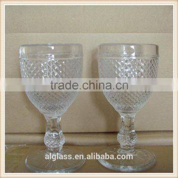 Cheap Heavy Wine Glasses Wholesale Blue Wine Glass photo-3