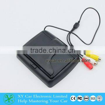 4.3 inch tft lcd car foldable rearview monitor lcd tft monitor 12v XY-2046