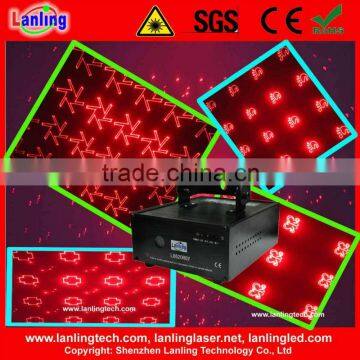 Professional DJ disco Red animation twinkling laser lighting equipment