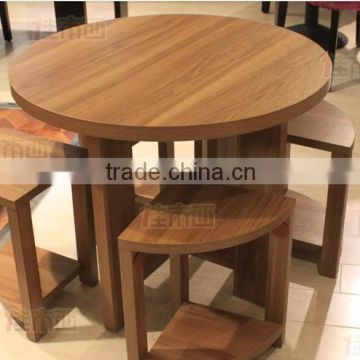 functional folding wooden lacquer table top coffee table