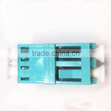 Chinese Hot-sale LC DX MM Aqua Fiber Optic Adapter photo-3