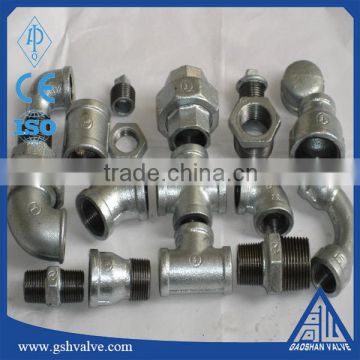 Hot dipped galvanized malleable iron pipe fitting