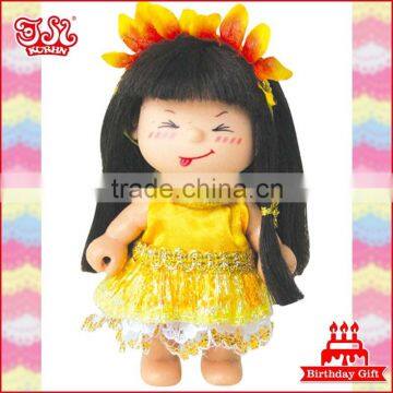 Mini plastic fairy baby doll toy for gift and collection