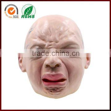 Realistic baby crying adult Masquerade Mask for anime cosplay mardi gras costume